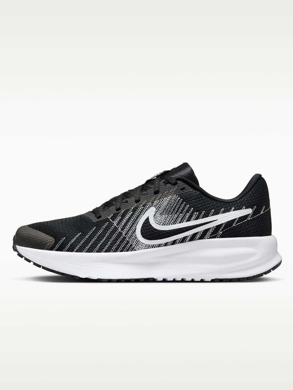 Nike Black and White Men's Athletic Running Shoe